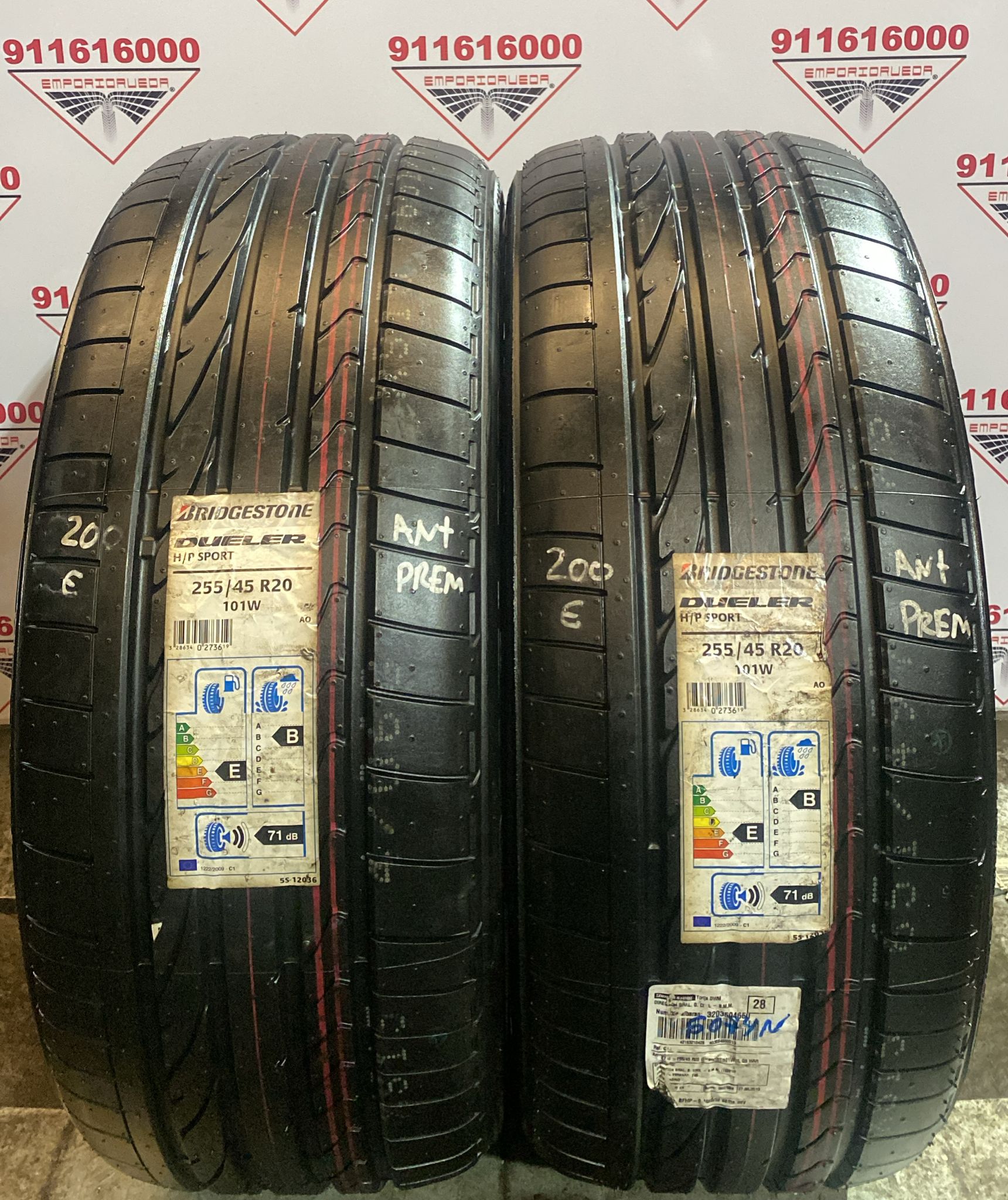 BRIDGESTONE DUELER H-P SPORT USADO PREMIUM  255/45 R20 101 W